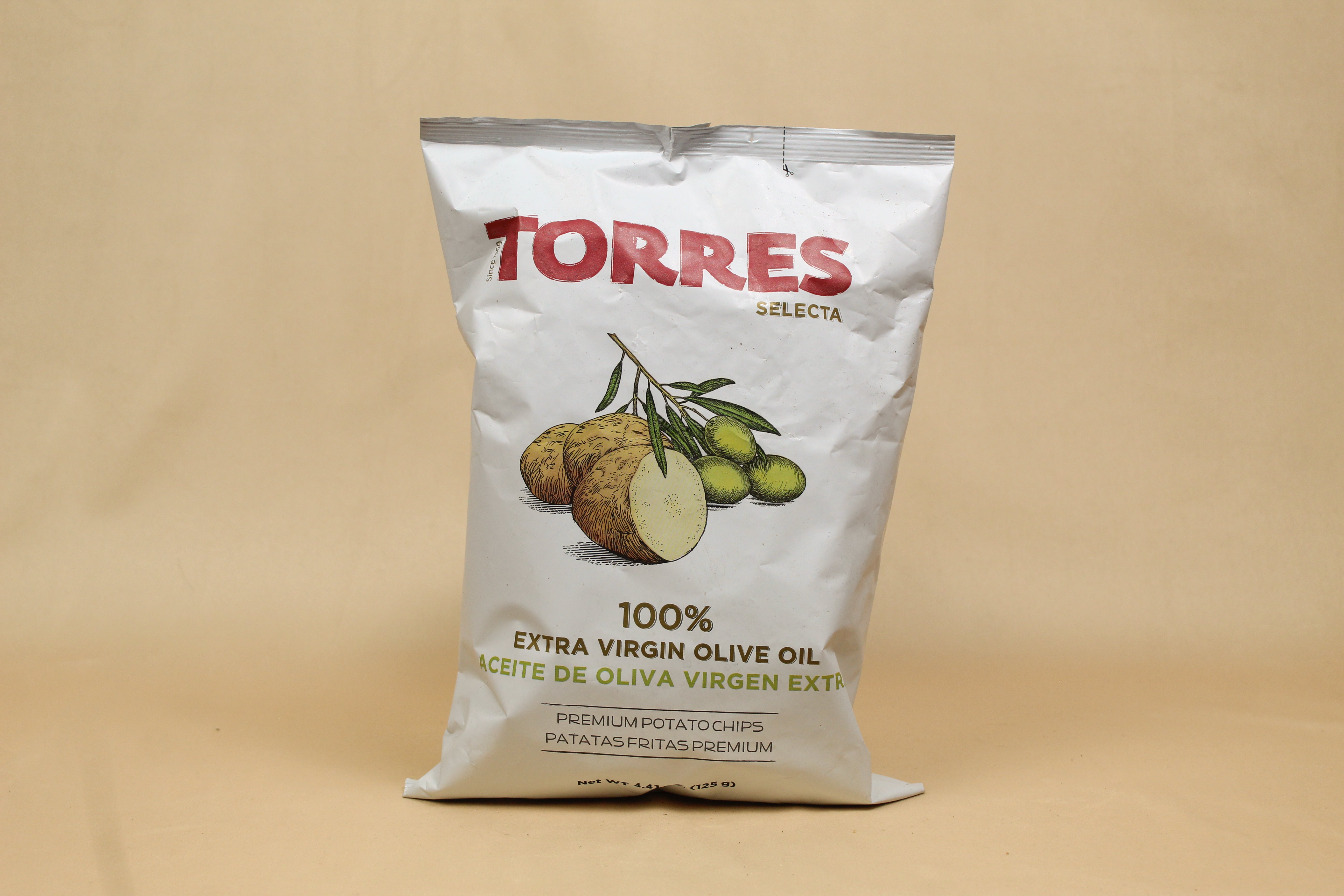 Extra Virgin Olive Oil Potato Crisps 125g - Torres