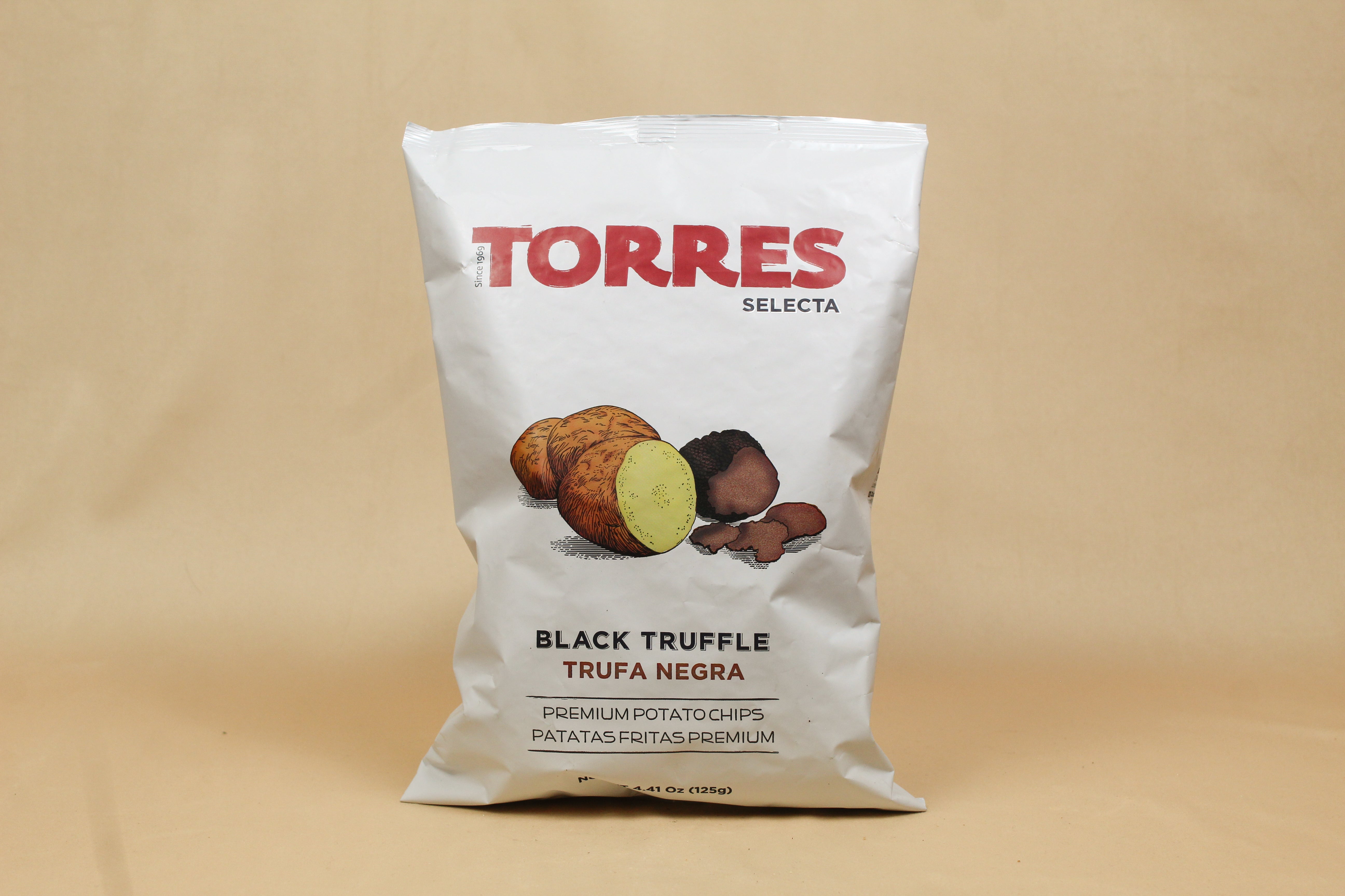 Black Truffle Potato Crisps 125g - Torres