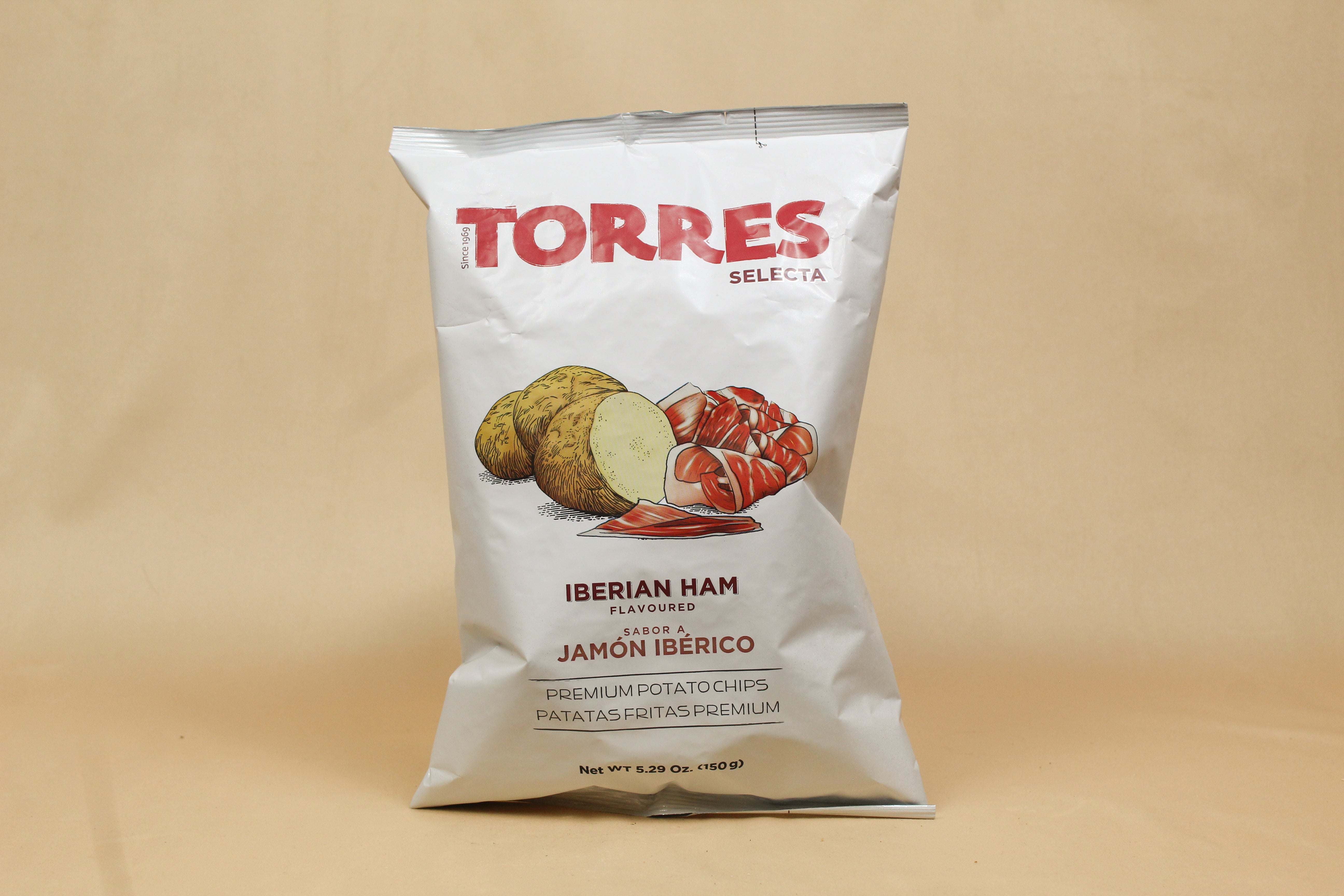 Iberico Ham Potato Crisps 150g - Torres