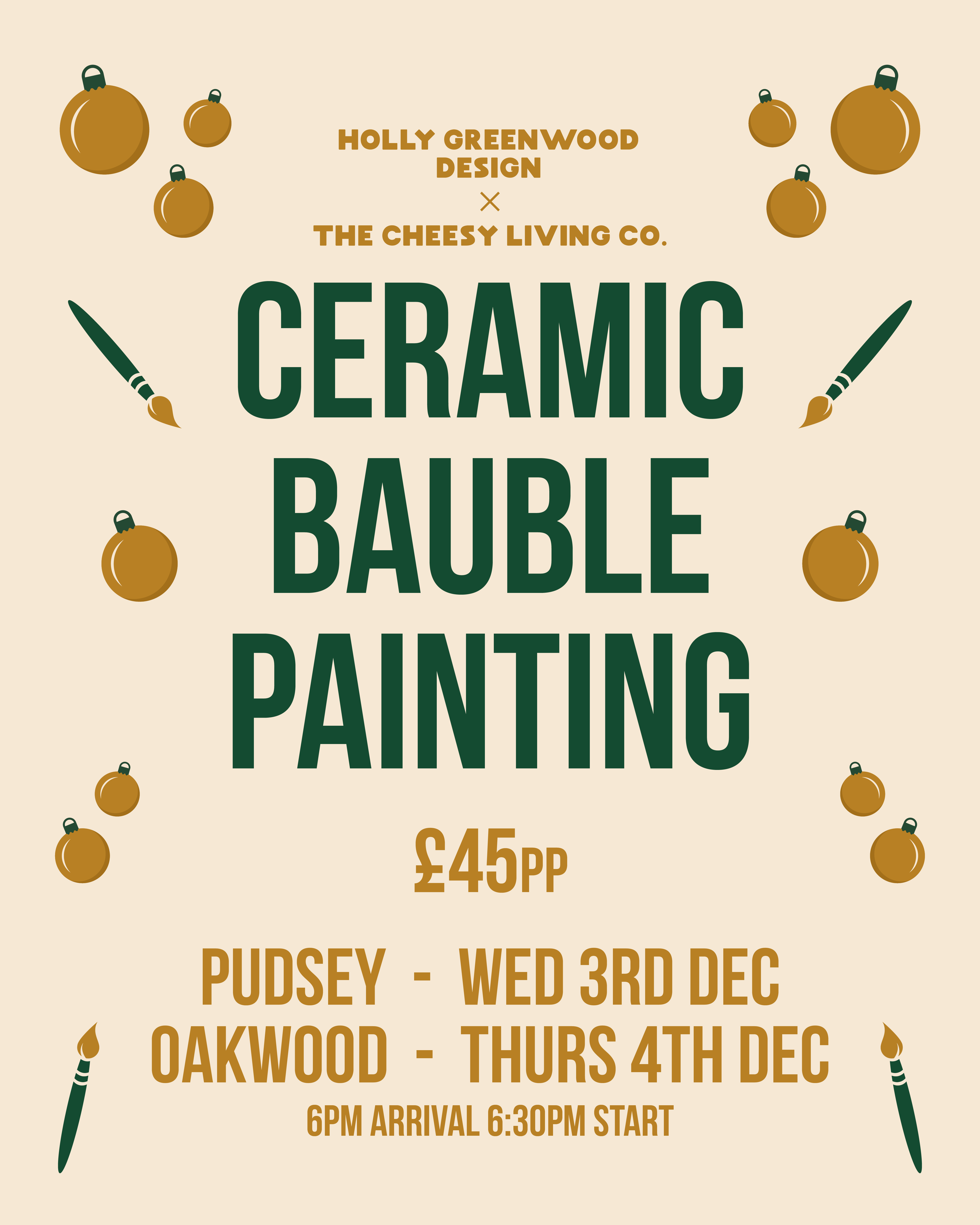 Ceramic Bauble Painting
