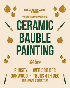 Ceramic Bauble Painting