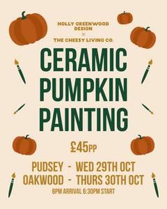 Ceramic Pumpkin Painting