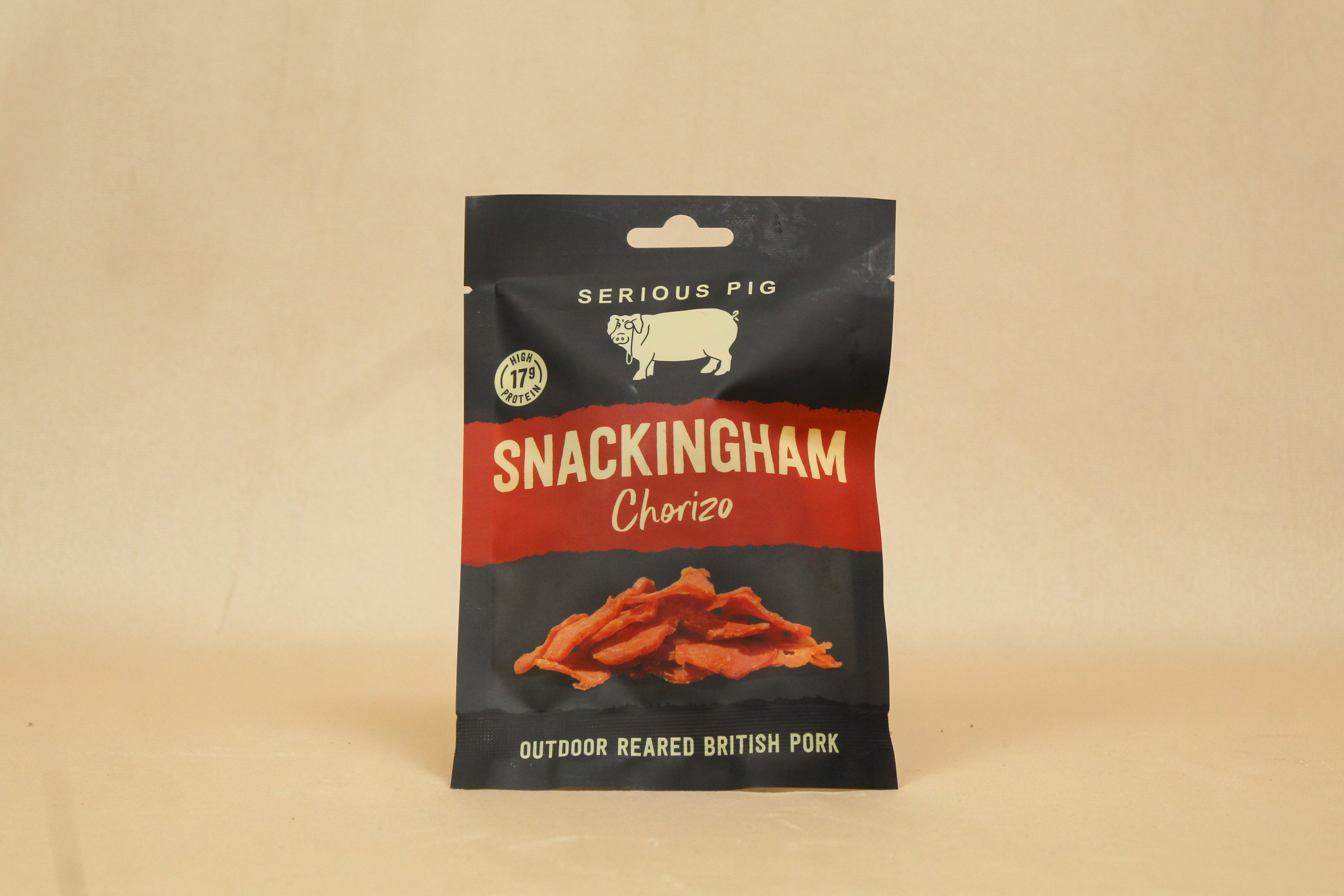 Snacking Ham Snackingham 'Chorizo' 35g - Serious Pig – The Cheesy Living Co.